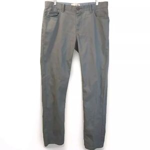 Penguin Chino Pants Men 32 X 32 Castlerock Grey Stretch Cotton Preppy Academia